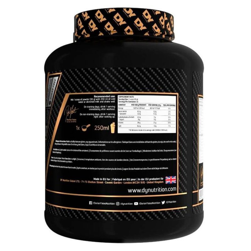 Proteína Dorianyates Shadow Whey Isolate 2kg Vainilla - Imagen 3