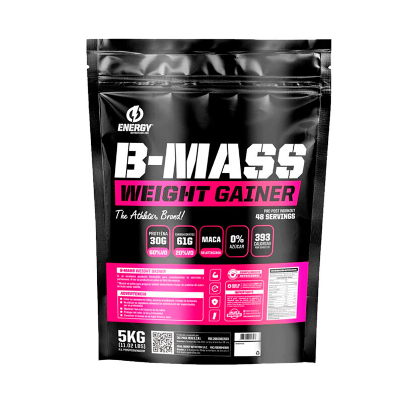 Pack Energy Nutrition B - Mass 5kg Chocolate+Creatina 500gr - Imagen 2