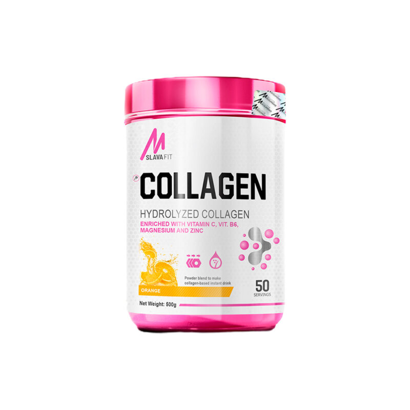 Colágeno Hidrolizado Mslava Fit 500gr Orange - Imagen 2