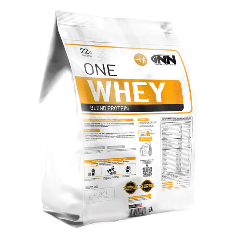 Proteína INN One Whey Blend Protein 3kg Chocolate - Imagen 2