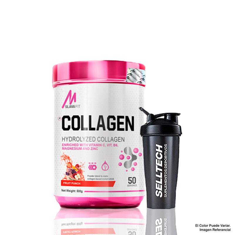 Colágeno Hidrolizado Mslava Fit 500gr Fruit Punch