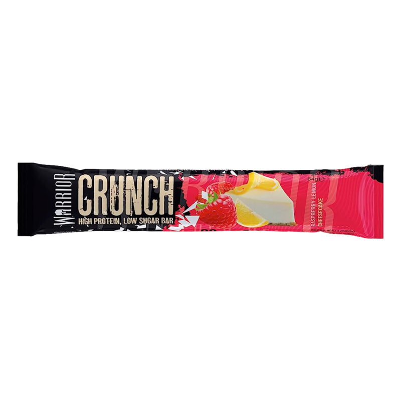 Barra de Proteina Warrior Crunch Protein Bar 12 Unid Raspberry Lemon Cheescake - Imagen 2