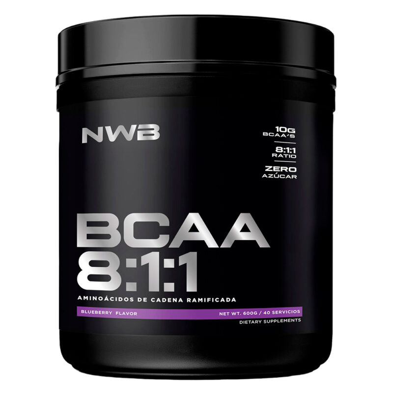 Aminoácidos NWB Bcaa 8:1:1 600gr blueberry - Imagen 2