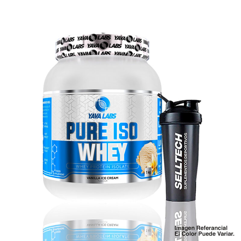 Proteína Yava Labs Iso Whey 1kg Vainilla+Shaker