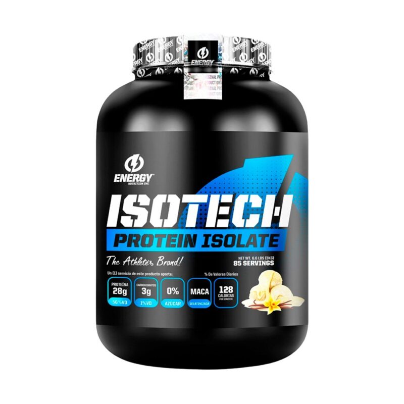 Energy Nutrition Proteína Isotech 3kg Vainilla+Creatina 500g - Imagen 2