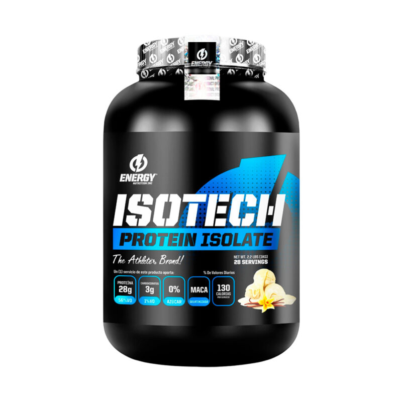 Proteína Energy Nutrition Isotech 1kg Vainilla - Imagen 2