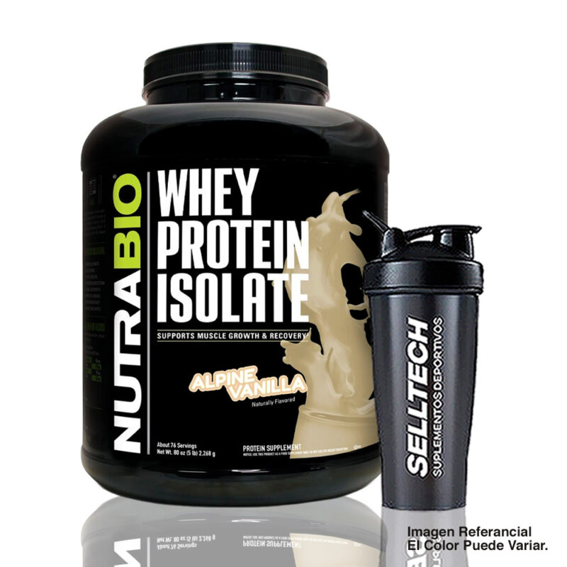 Whey Protein Isolate Nutrabio 5lb Vainilla