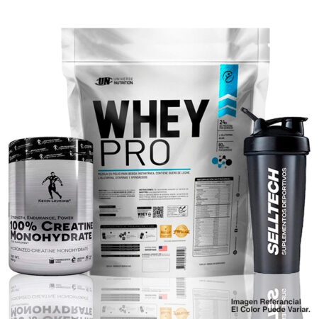 Whey Pro 5kg Cookies And Cream+Creatina Kevin Levrone 500gr+Shaker