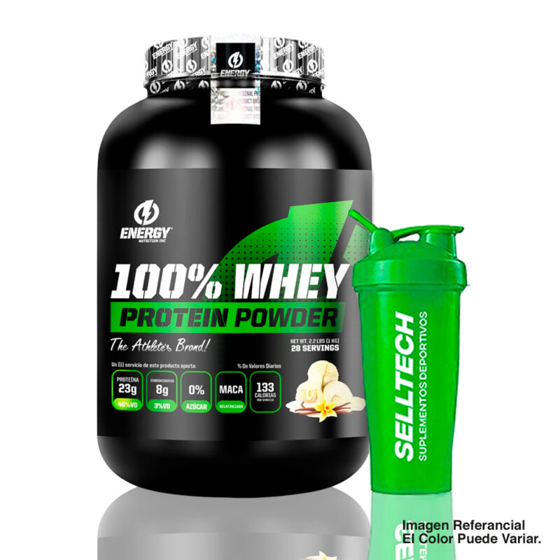 Proteína Energy Nutrition 100% Whey 1kg Vainilla