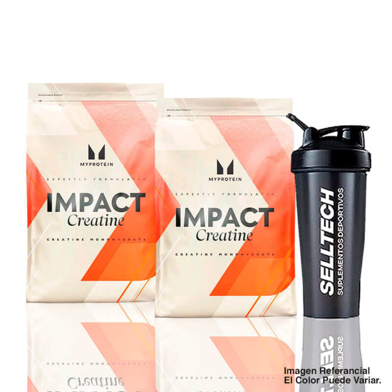 Pack Creatina Monohidratada Myprotein 250 gr X2