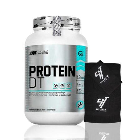 Proteína Universe Nutrition Protein DT 1.5kg Vainilla+Toalla