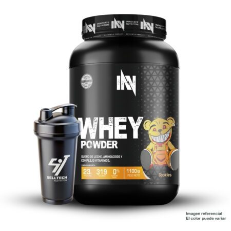 Proteína Whey Powder 1.1Kg Cookies + Shaker