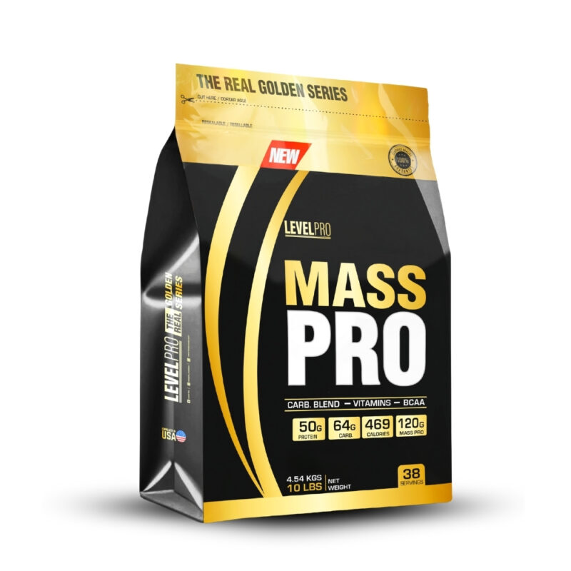 Mass Gainer Mass Pro 10Lbs Vanilla Creme + Shaker - Imagen 3