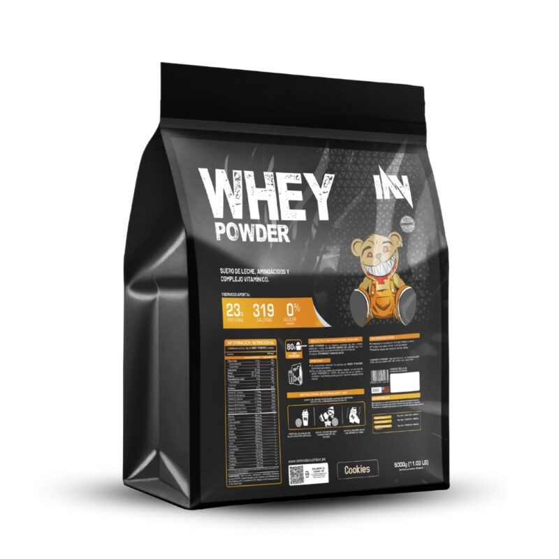 Proteína Whey Powder 5Kg Cookies + Shaker - Imagen 3