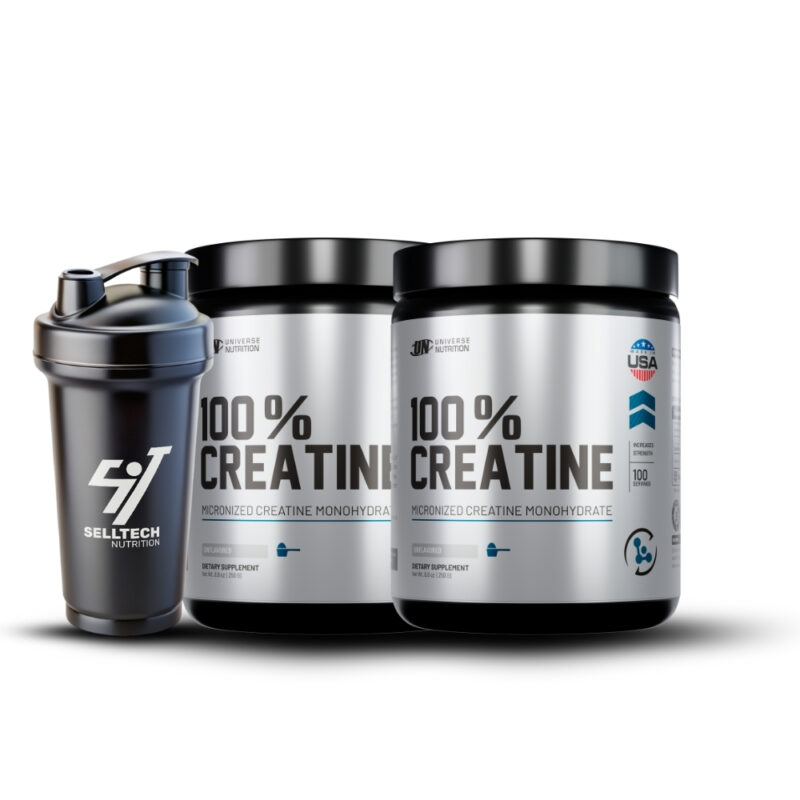 Creatina Universe Nutrition 250Gr Pack X2+Shaker - Imagen 2
