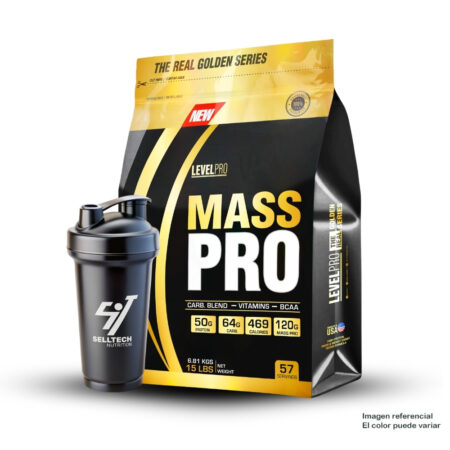 Mass Gainer Mass Pro 15Lbs Cookies + Shaker