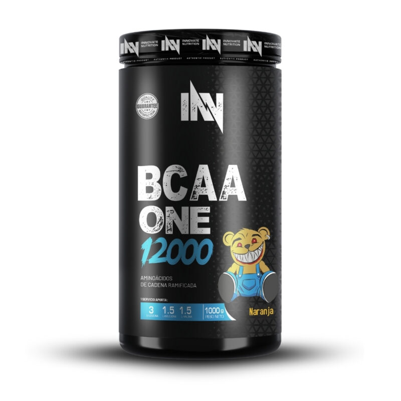 Aminoácido Bcaa One 12000 1Kg Naranja + Shaker - Imagen 3
