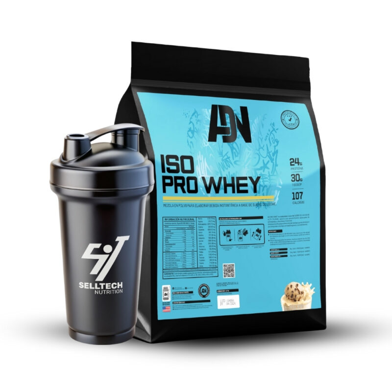 Proteína Isolate Iso Pro Whey 5 Kg Cookies + Shaker - Imagen 2