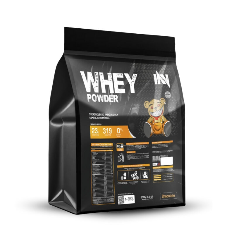 Proteína Whey Powder 3Kg Chocolate + Shaker - Imagen 3