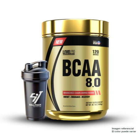 Aminoácido Bcaa Level Pro 8.0 540Gr Citrus Punch + Shaker