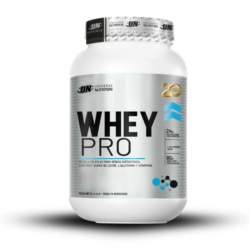 Whey Pro 1.1Kg Chocolate+Creatina Universe Nutrition 250Gr+Shaker - Imagen 3