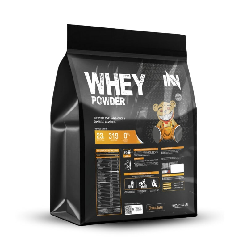 Proteína Whey Powder 5Kg Chocolate + Shaker - Imagen 3