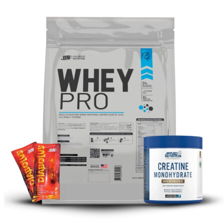 Whey Pro 3Kg Cookies And Cream+Creatina Applied Nutrition 250Gr+2 Diabolus
