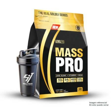 Mass Gainer Mass Pro 10Lbs Vanilla Creme + Shaker