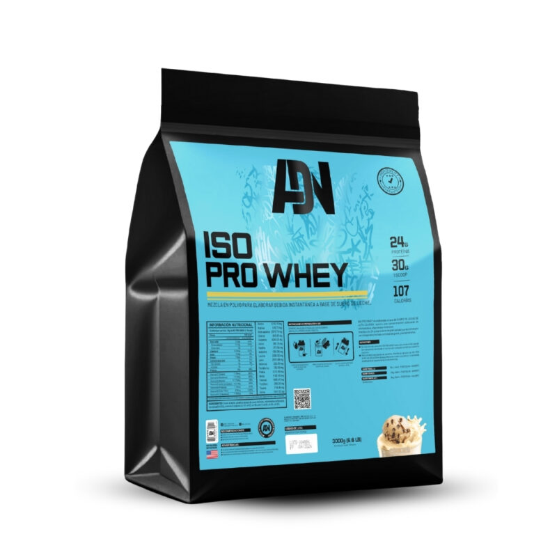 Proteína Isolate Iso Pro Whey 3 Kg Cookies + Shaker - Imagen 3