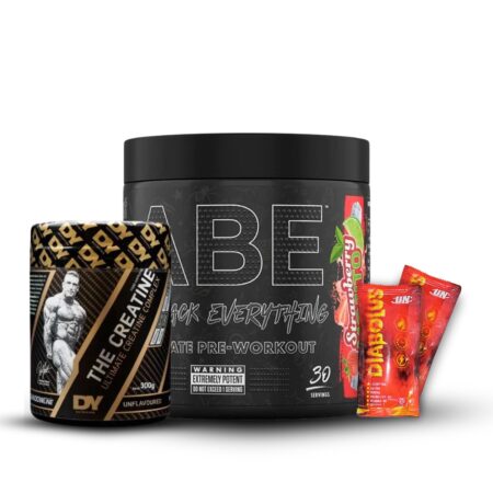 Abe Ultimate 30 Sv Strawberry Mojito+Creatina Dorian Yates 300Gr+2 Diabolus