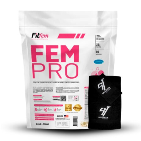Proteína Fem Pro 3 Kg Vainilla + Shaker