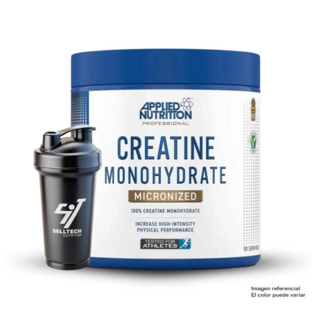 CREATINA MONOHIDRATADA APPLIED NUTRITION 250GR + SHAKER