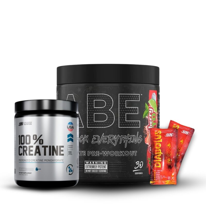 Abe Ultimate 30 Sv Strawberry Mojito+Creatina Universe Nutrition 250Gr+2Diabolus