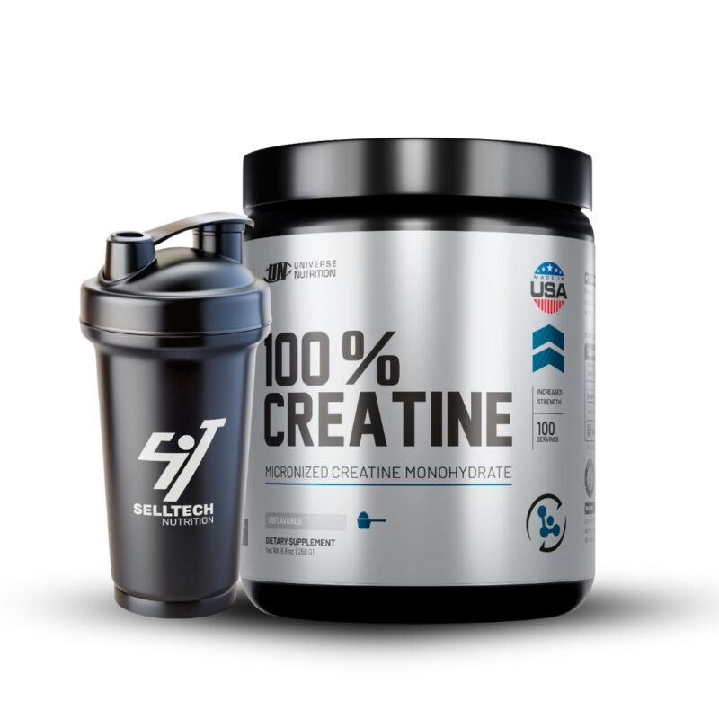 Creatina Monohidratada Universe Nutrition 250Gr + Shaker - Imagen 2