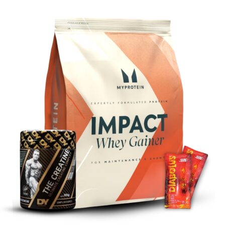 Impact Whey Gainer 2.5Kg Chocolate+Creatina Dorian Yates 300Gr+2 Diabolus