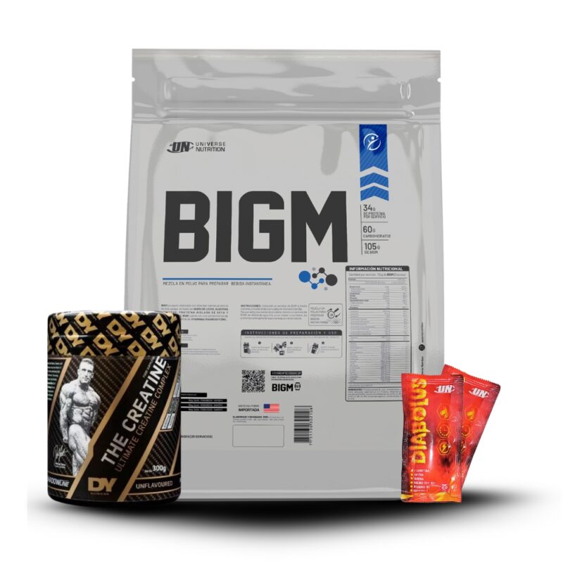 Bigm 5Kg Vainilla+Creatina Dorian Yates 300Gr+2 Diabolus
