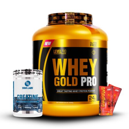 Whey Gold Pro 6.6Lb Vainilla+Creatina Yava Labs 300Gr+2 Diabolus