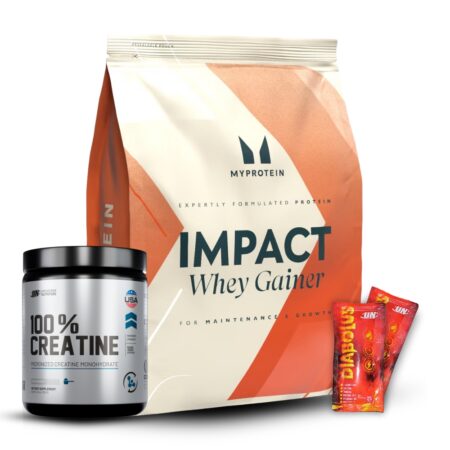 Impact Whey Gainer 2.5Kg Chocolate+Creatina Universe Nutrition 250Gr+2 Diabolus
