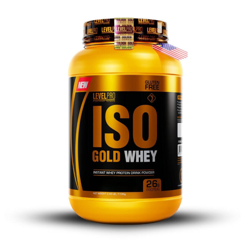 Iso Gold Whey 2.43 Lb Vainilla+Creatina Level Pro 500Gr+2 Diabolus - Imagen 2