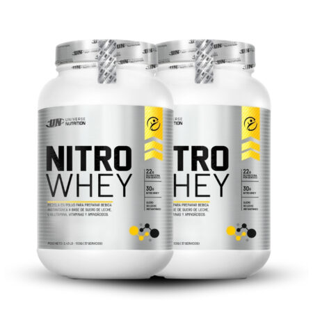 NITRO WHEY 1.1KG VAINILLA PACK X2