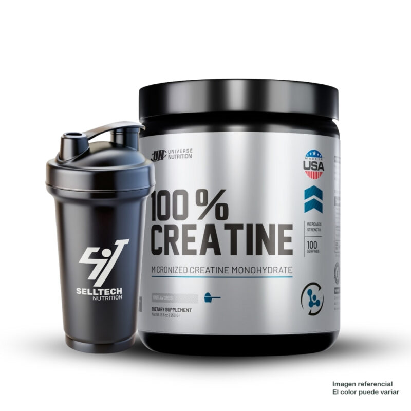 Creatina Monohidratada Universe Nutrition 250Gr + Shaker