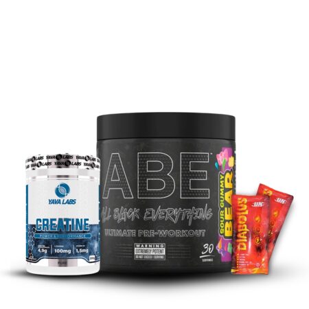 Abe Ultimate 30 Sv Sour Gummy Bear+Creatina Yava Labs 300Gr+2 Diabolus