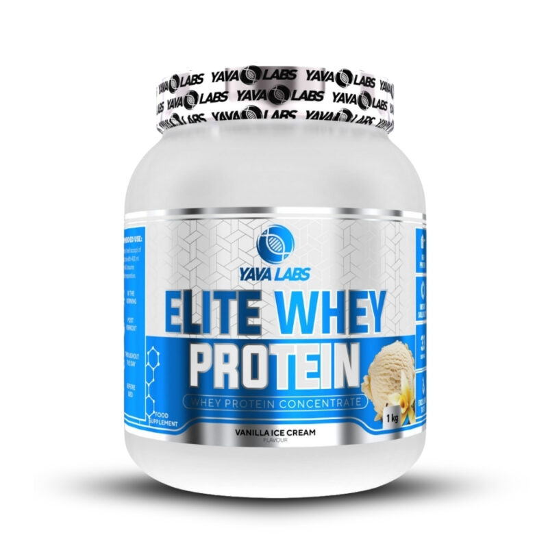Proteína Yava Labs Elite Whey Protein 1kg Vainilla+Shaker - Imagen 3