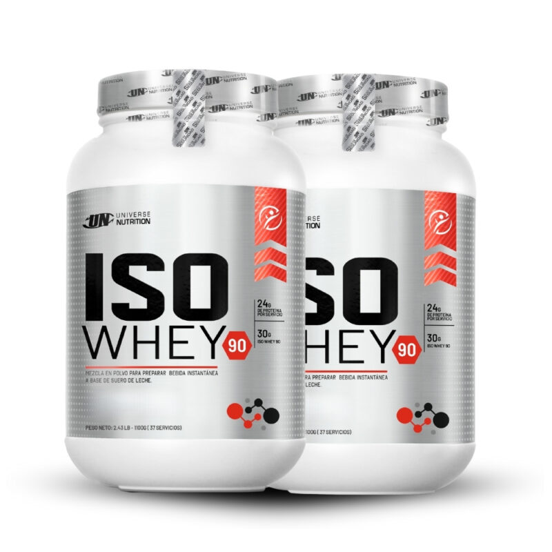 ISO WHEY 90  1.1KG COOKIES AND CREAM PACK X2