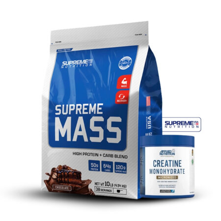 Supreme Mass 10Lb Chocolate+Creatina Applied Nutrition 250Gr