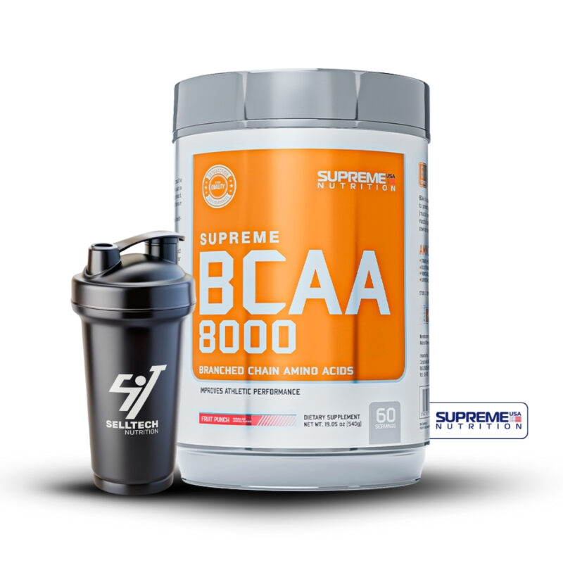 Supreme Bcaa 8000 540Gr Fruit Punch+Shaker - Imagen 2