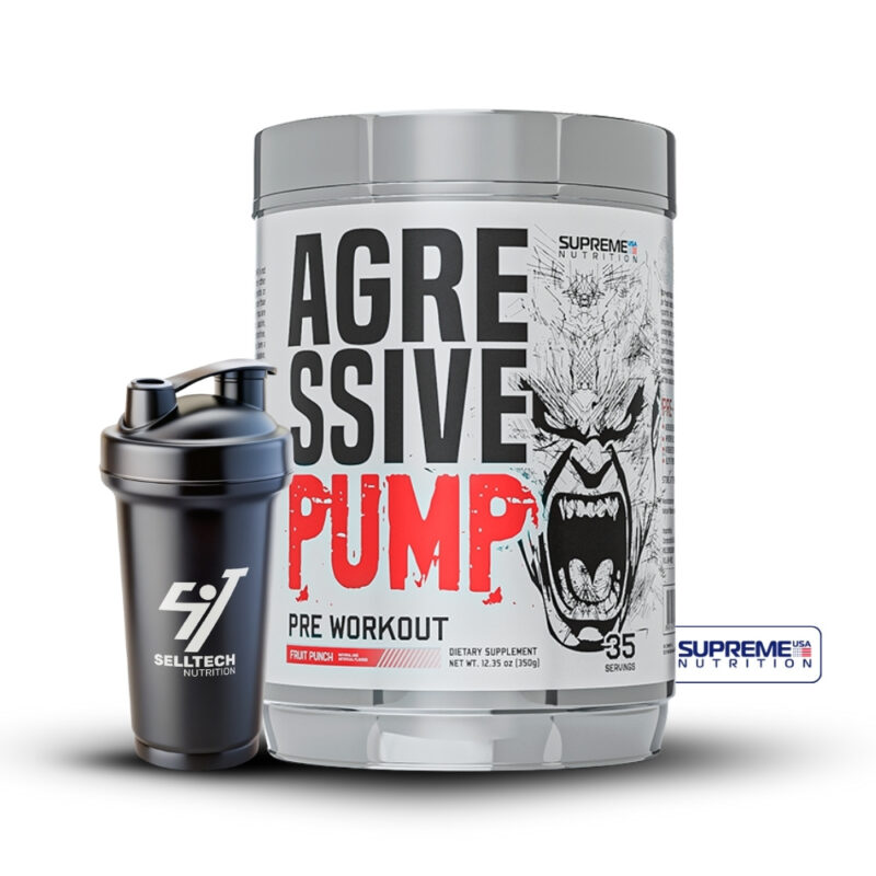 Agressive Pump 350Gr Fruit Punch+Shaker - Imagen 2