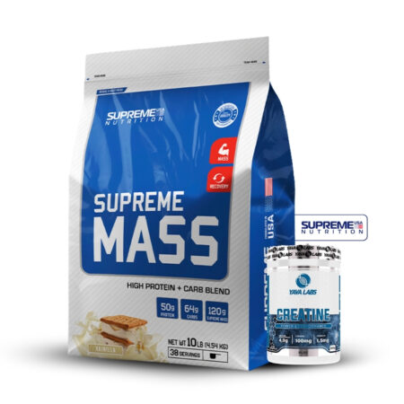 Supreme Mass 10Lb Vainilla+Creatina Yava Labs 300Gr