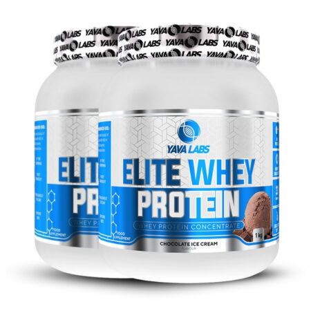 Proteína Yava Elite Whey Protein 1Kg Chocolate Y Vainilla Pack X2