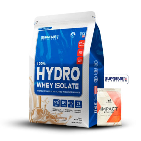 100% Hydro Whey Isolate Vainilla 2.43Lb+Creatina Myprotein 250Gr